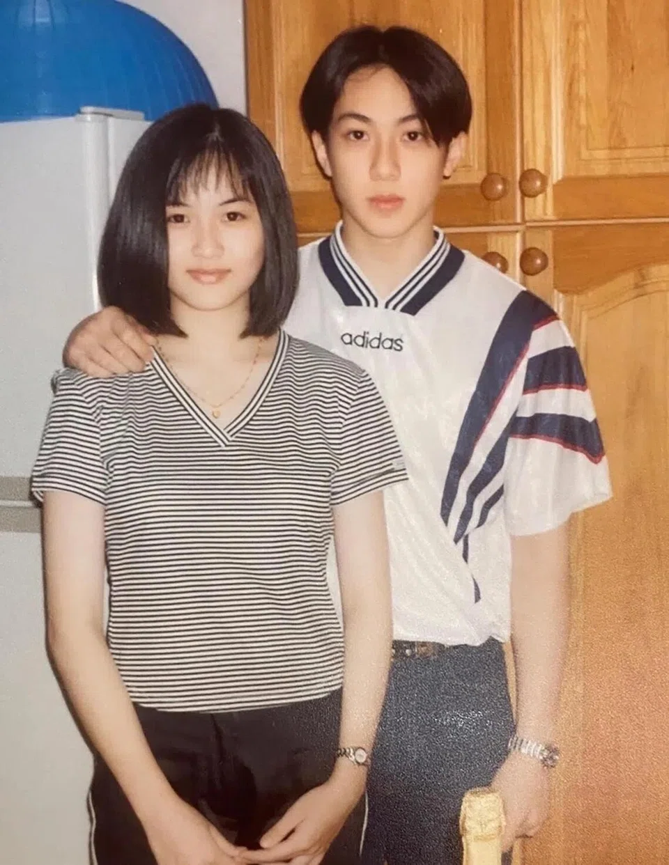 Wu Chun and his wife Lin Liying began dating when they were about 16.