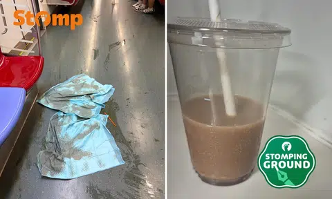 'You all complain about MRT staff, but do nothing when commuters eat and drink on trains': Stomper