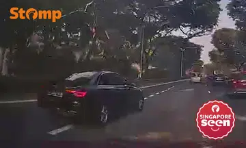 Audi cut lane on ECP