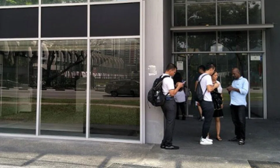 Reporters visited the company and found that it had been vacated. PHOTO: SHIN MIN DAILY NEWS 
