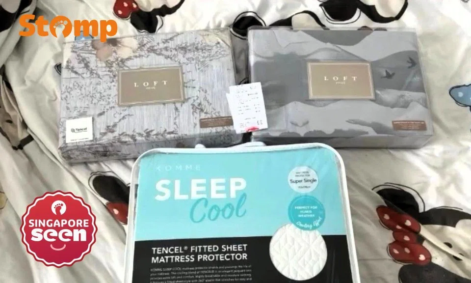 The Stomper paid $303 for two sets of bedsheet and a mattress protector