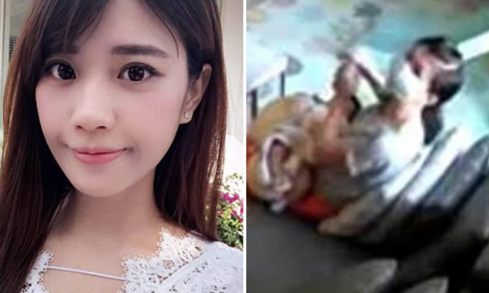 Lin (left) caught her nanny drinking her breast milk.