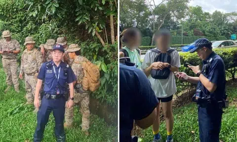 Police and Gurkha contingent search for 1 hour, find two hikers missing near Whitley Road