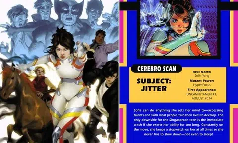 Marvel officially unveiled the Singaporean teen Jitter, whose real name is Sofia Yong, somewhat fittingly on Aug 9, Singapore’s National Day. 