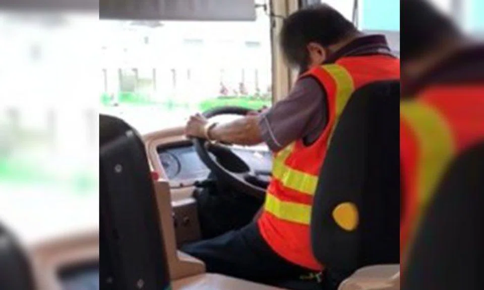 Driver not sleeping: Neck pains cause him to bend more than normal, but he's fit to drive, says SBS