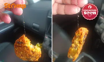 Metal wire found in vadai from Clementi stall