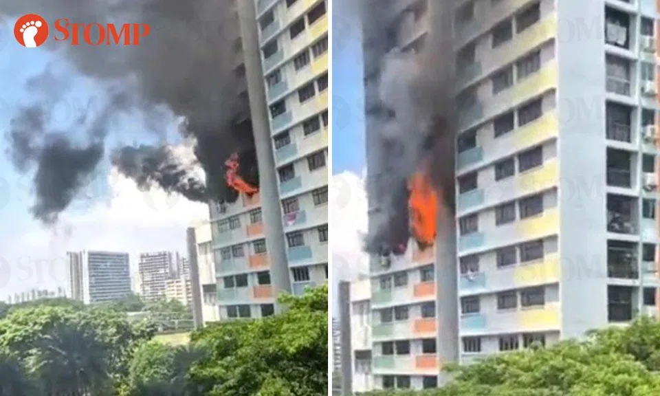 7 taken to hospital after fire breaks out in Toa Payoh flat