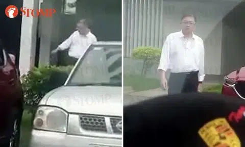 Man kicks over incense burner bins in Ang Mo Kio