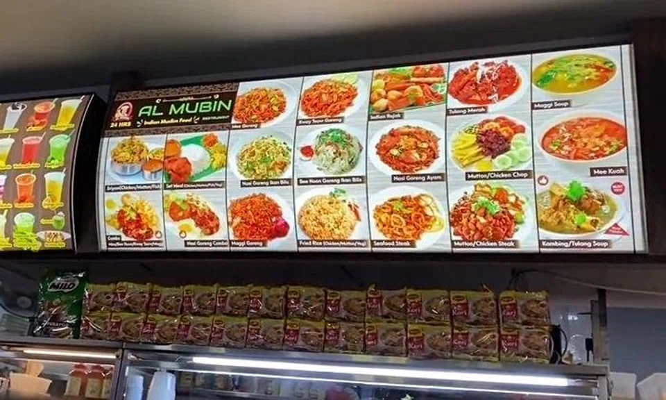 2 Indian Muslim food outlets in Bishan and Ubi suspended 2 weeks, fined $800 each