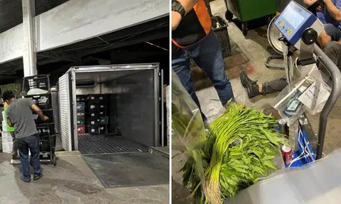 2 trucks checked at Woodlands Checkpoint found to have 1.5 tonnes of illegally imported M'sian produce