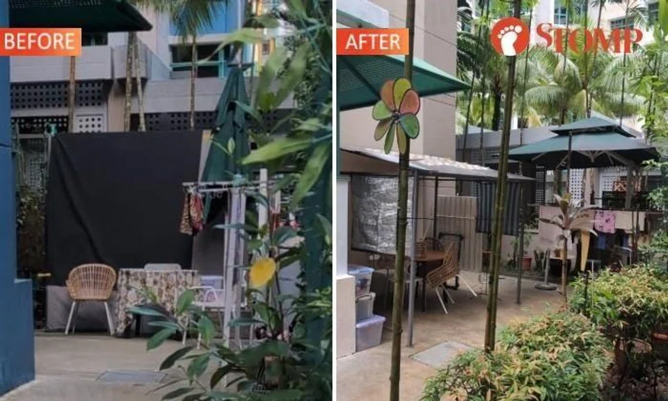 Bukit Panjang 'smoking and beer corner' furniture remains past town council's deadline for removal