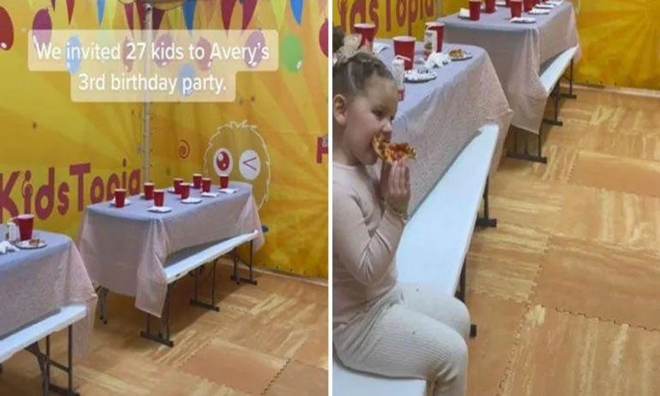 US mum devastated after no one shows up to daughter's 3rd birthday party