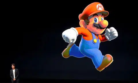 The all new Super Mario runs on a lot of data