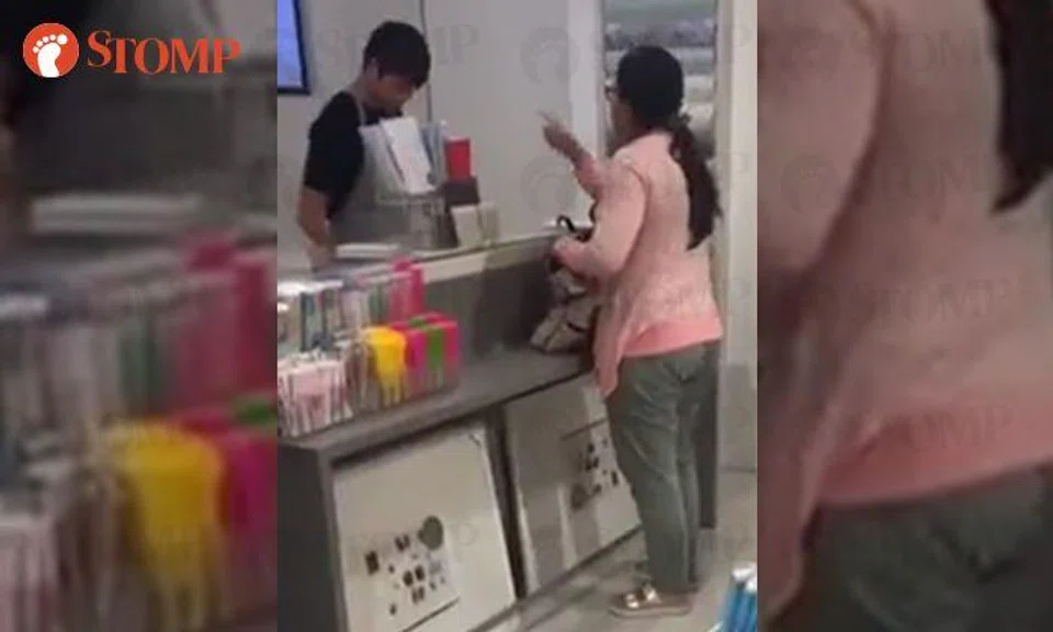 Woman rages at cashier in ION Orchard store as she's upset with service