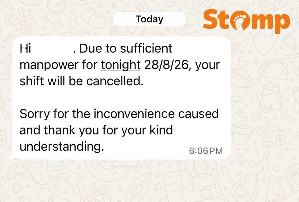 Changi nurses’ shifts allegedly cancelled last-minute