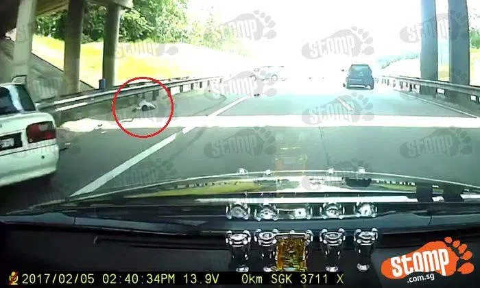 Speeding Malaysian car crashes into another vehicle -- leaving driver ...