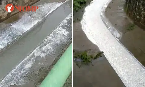 White discharge in Hougang drain: Enforcement action to be taken against contractor, says PUB