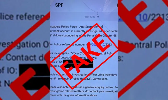 Beware of fake SMS claiming to be from Singapore Police Force | STOMP