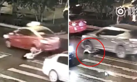Woman in China gets hit by car -- then gets run over by SUV after passersby ignores her