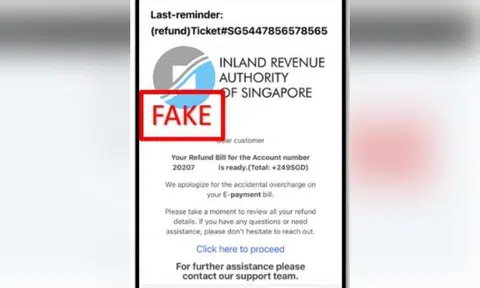 The taxpayers would receive unsolicited emails purportedly from “Iras”, informing them that they were eligible for refunds due to prior overcharge.
