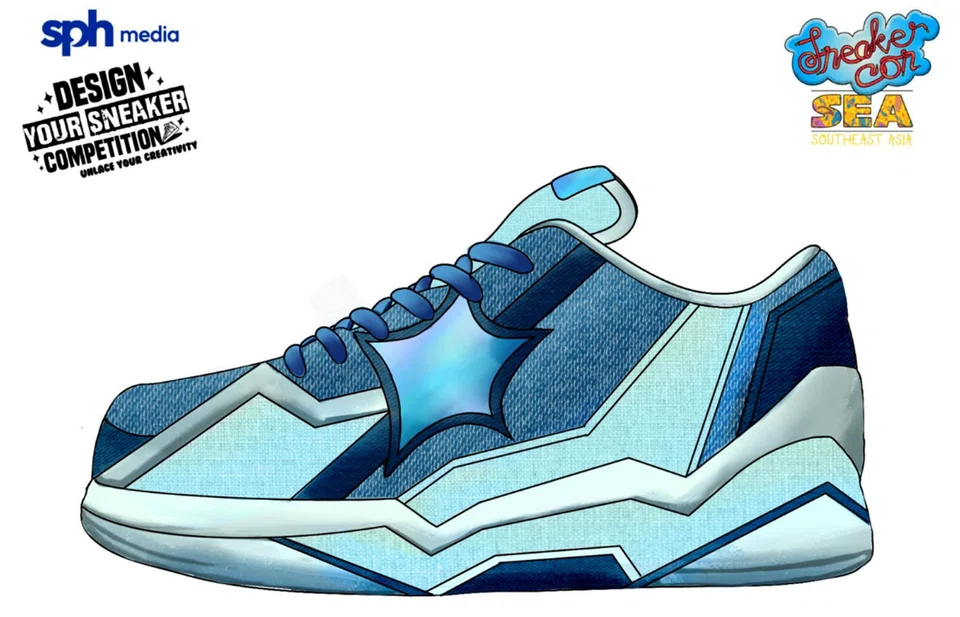 dlsneaker05 - Design 14 submitted by Shanya Tok Credit: Design Your Sneaker Competition