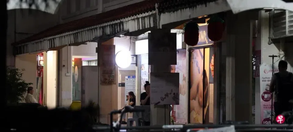 The massage parlours remain open after10pm.