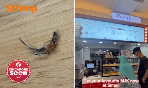 A Stomper found a curved metal object in a pancake purchased from Munchi Pancakes.