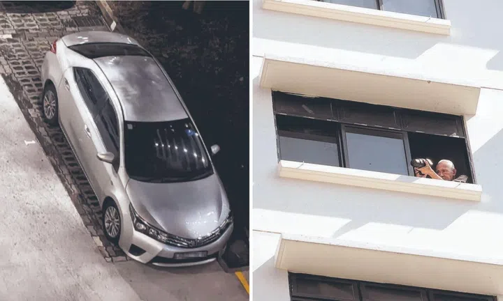 Tampines vigilante littering parking offences