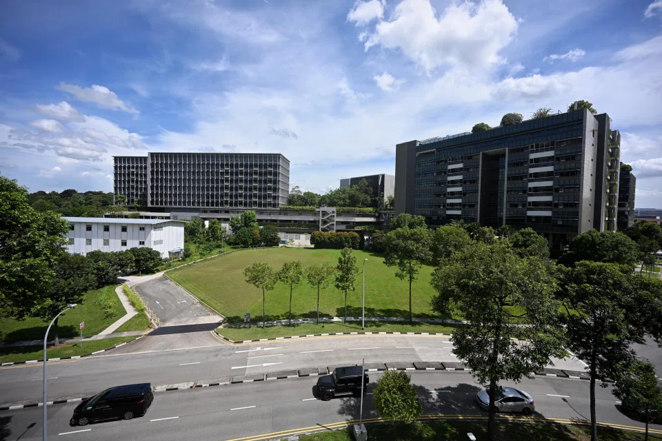 Land for health and medical care use (foreground) has been earmarked next to Khoo Teck Puat Hospital (rear left) and Yishun Community Hospital (right).