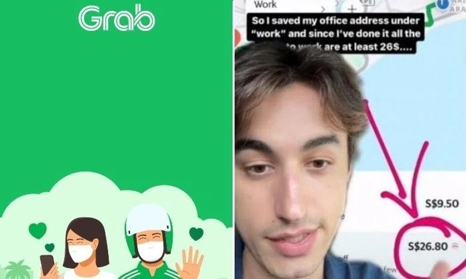 The TikTok video had cited one case where a girl managed to save $5 after manually keying in her work address, as compared with when she tried to book a ride to a location she saved as "Work"