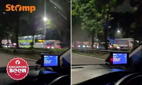 bus accident sle traffic jam