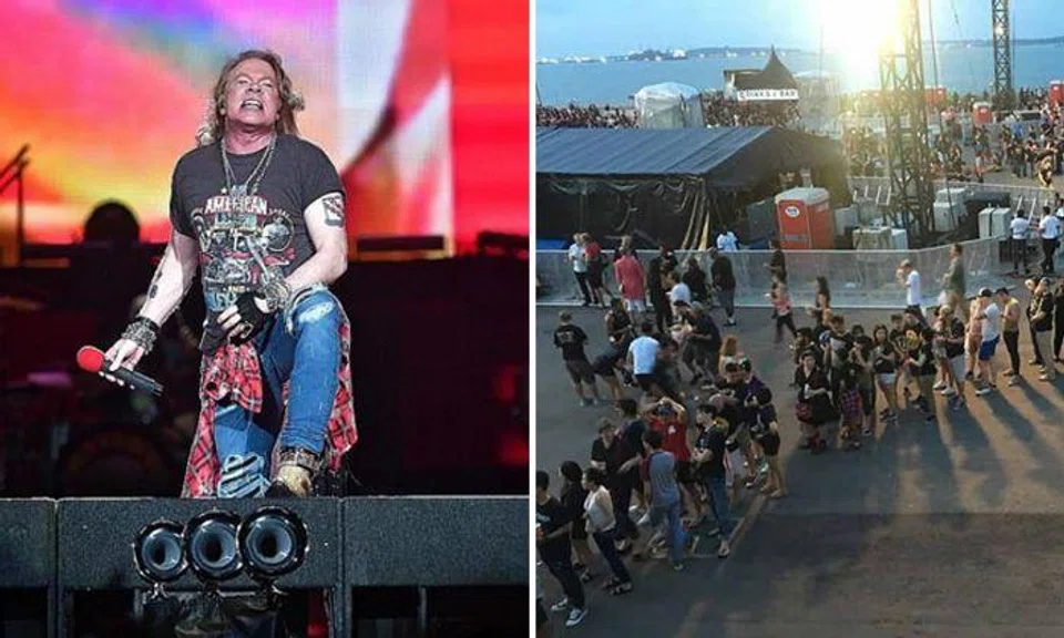 Organiser takes responsibility for Guns N' Roses concert woes, will refund unused credits