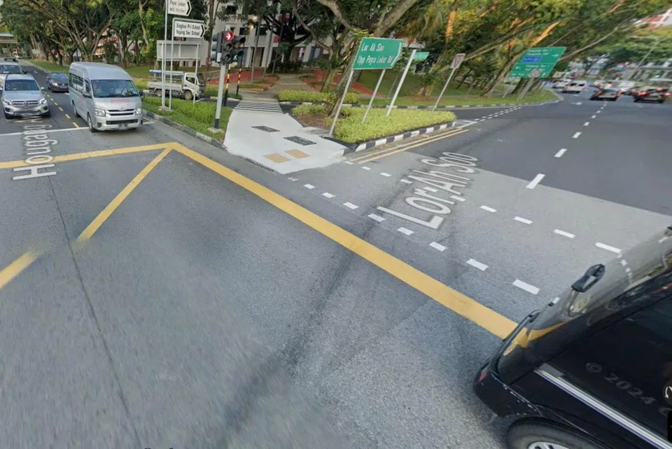 The accident occurred at the junction of Hougang Avenue 3 and Lorong Ah Soo.