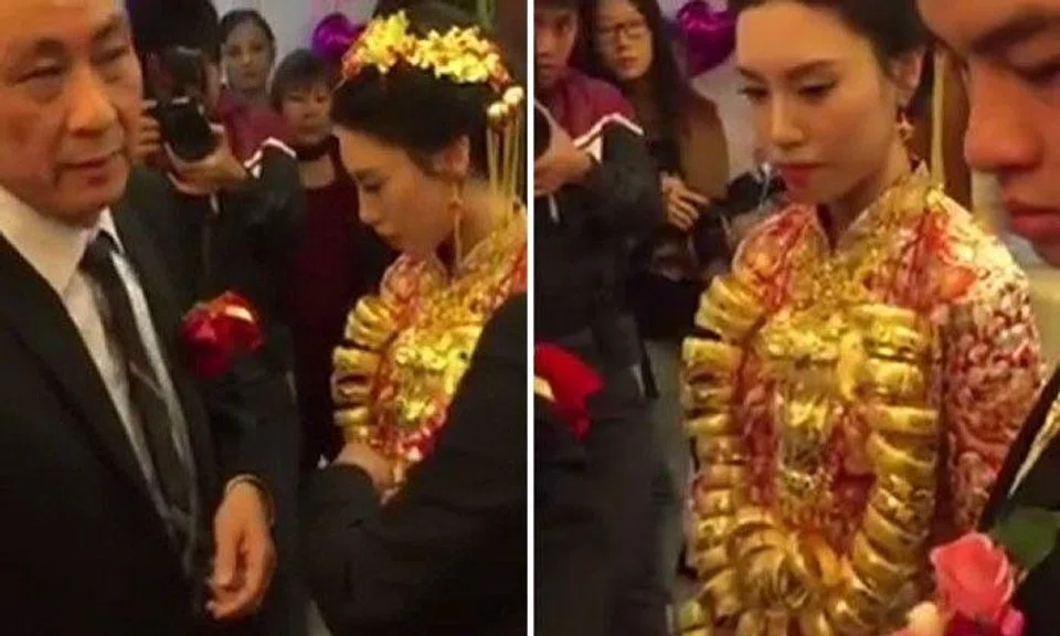 20-year-old girl receives 20kg of gold after getting married to 70-year-old billionaire