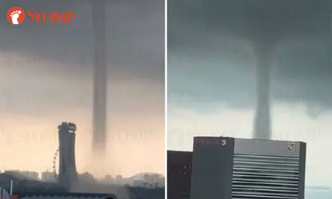 No, it's not Thanos: Waterspout spotted near MBS