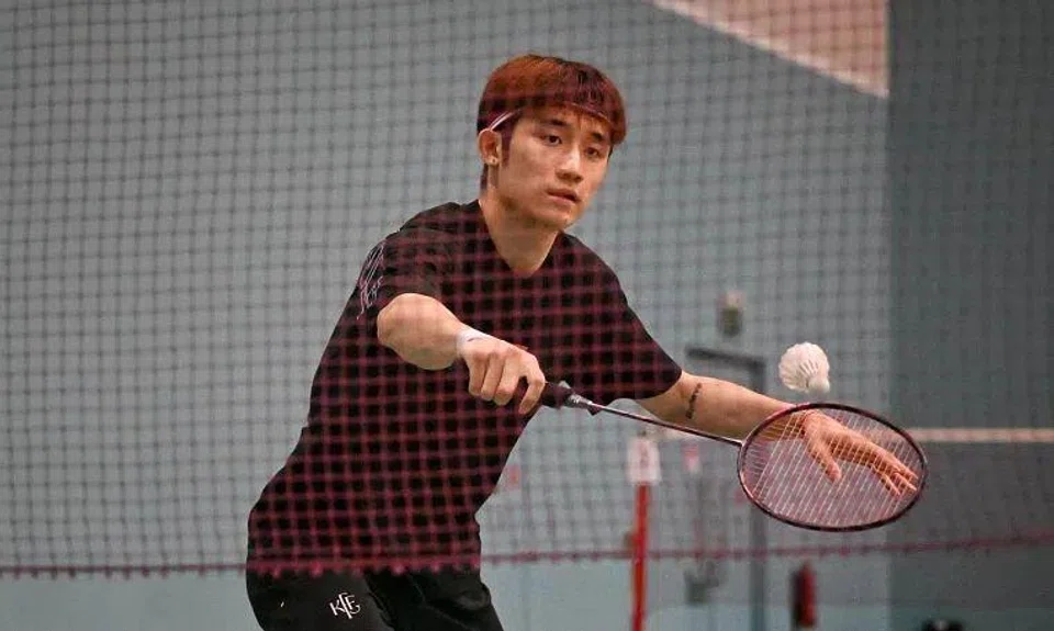 Singapore's Jason Teh (above) claimed a 21-19, 21-16 win over Japan's Kodai Naraoka in the Indonesia Masters' round of 16 on Jan 23.