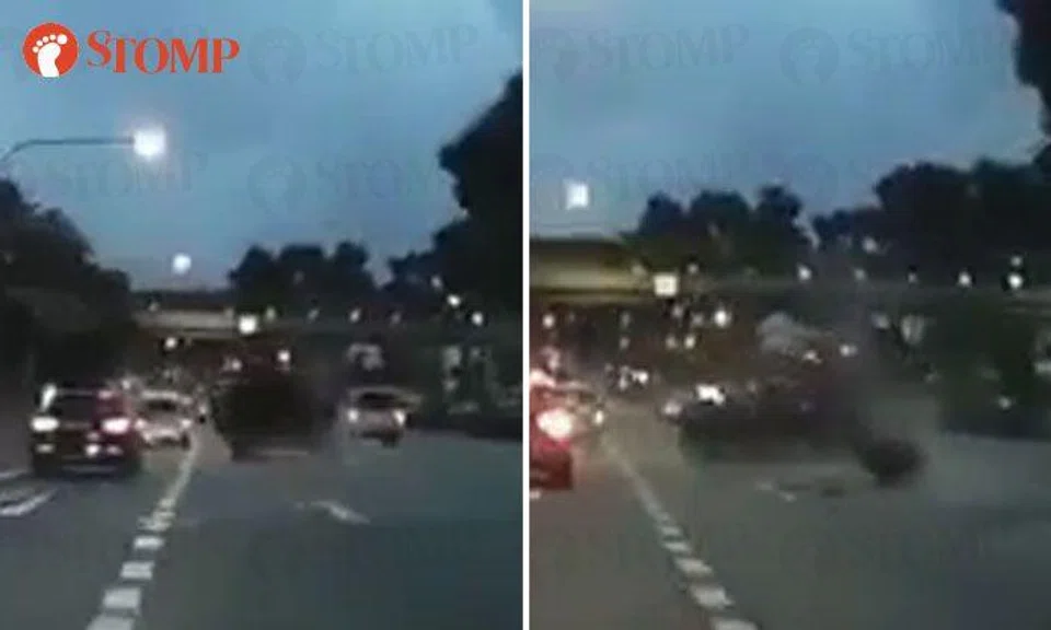 Rider taken to hospital after cutting in front of prime mover along AYE