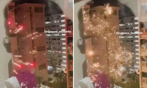 Man arrested 5 days after allegedly setting off unlawful fireworks in Yishun