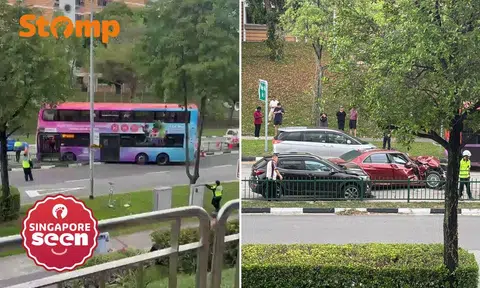 Bus accident in Pasir Ris