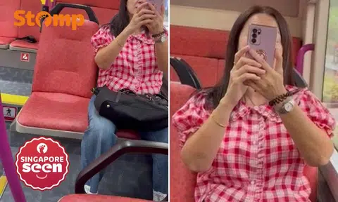 Woman 'blasting phone' on bus argues with Stomper, asks why not complain about loud engine noise