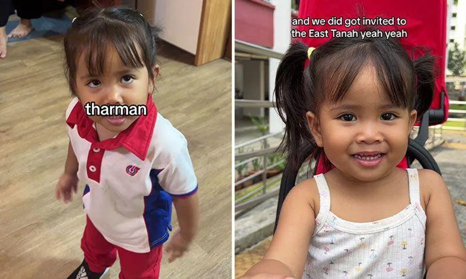 Cuteness overload: Toddler goes viral for being Tharman's number 1 fan