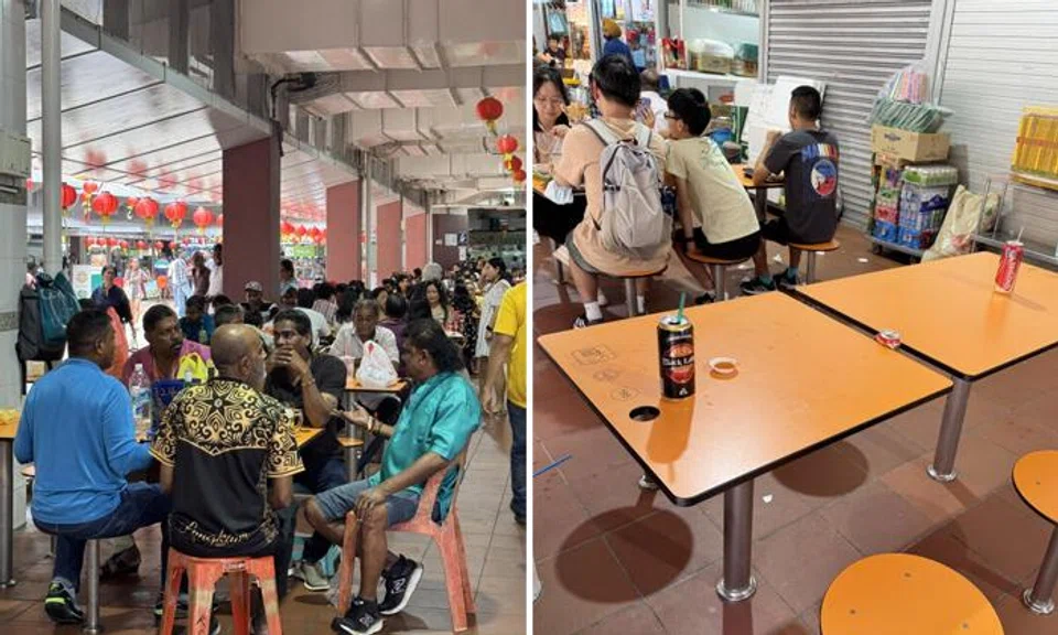 Diners who litter or don't return their trays at Tekka Food Centre might now want to think twice...