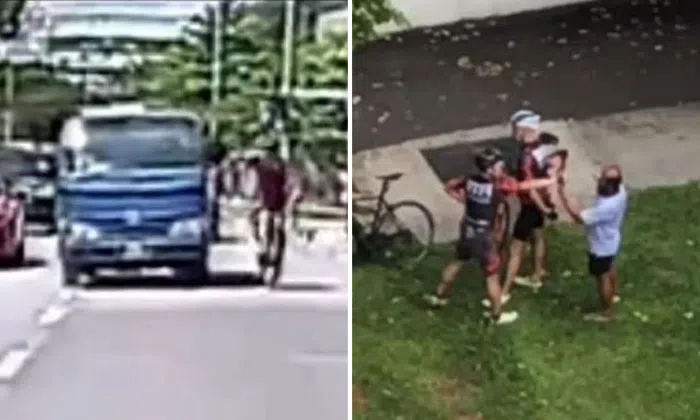 Cyclist and lorry driver arrested over viral Pasir Ris altercation | STOMP