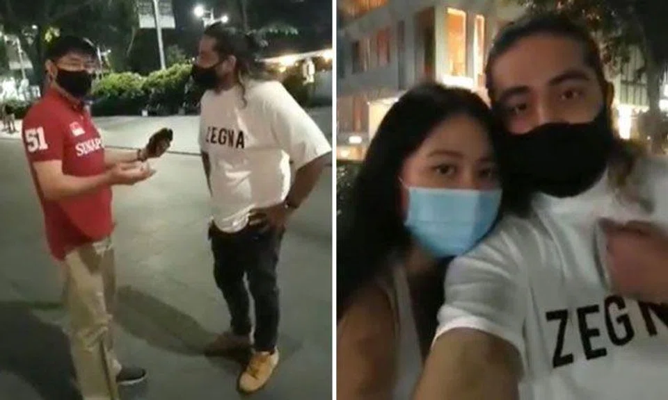 Tan Boon Lee (left) said he had apologised to Mr Dave Parkash and his girlfriend, Ms Jacqueline Ho, as well as their respective families. PHOTOS: DAVE PARK ASH/FACEBOOK