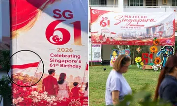 ai generated national day banner replaced after missing crescent and stars