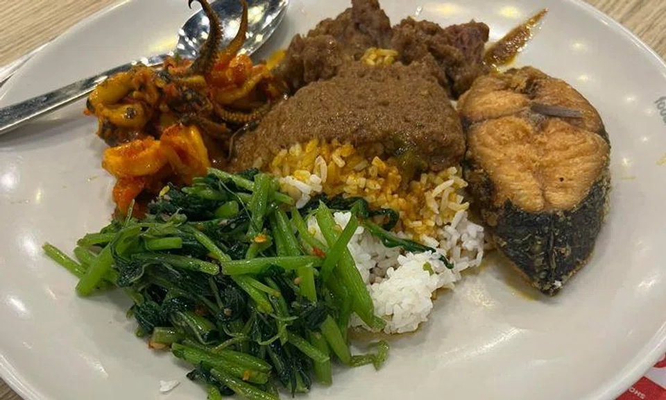 $20.20 for nasi padang? Parkway Parade stall under fire for pricey meal again