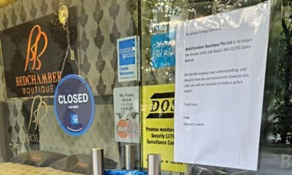 A customer went to the store on June 5 and 7, but the door was locked on both days. Photo: Shin Min Daily News