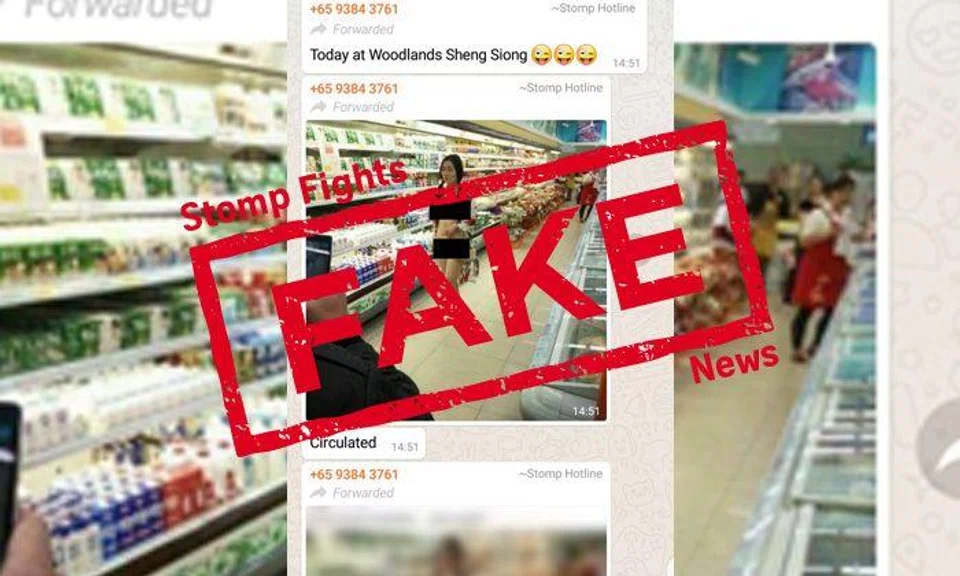 Naked woman in Woodlands supermarket? No, it didn't happen in Singapore