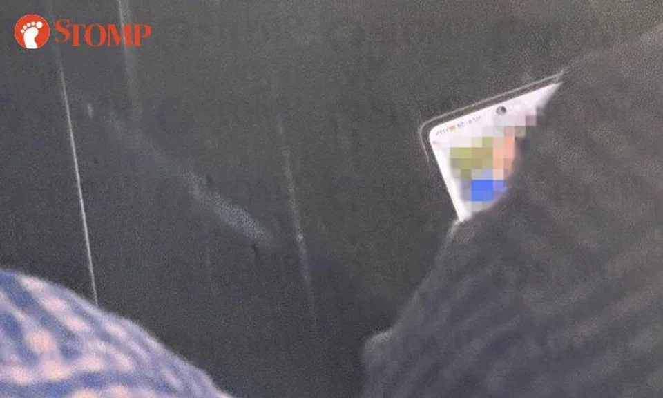 watching porn on bus