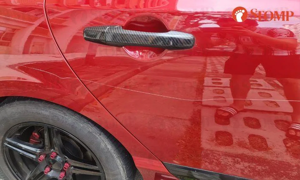 Driver devastated over deep scratches on car at Tampines carpark, police investigating
